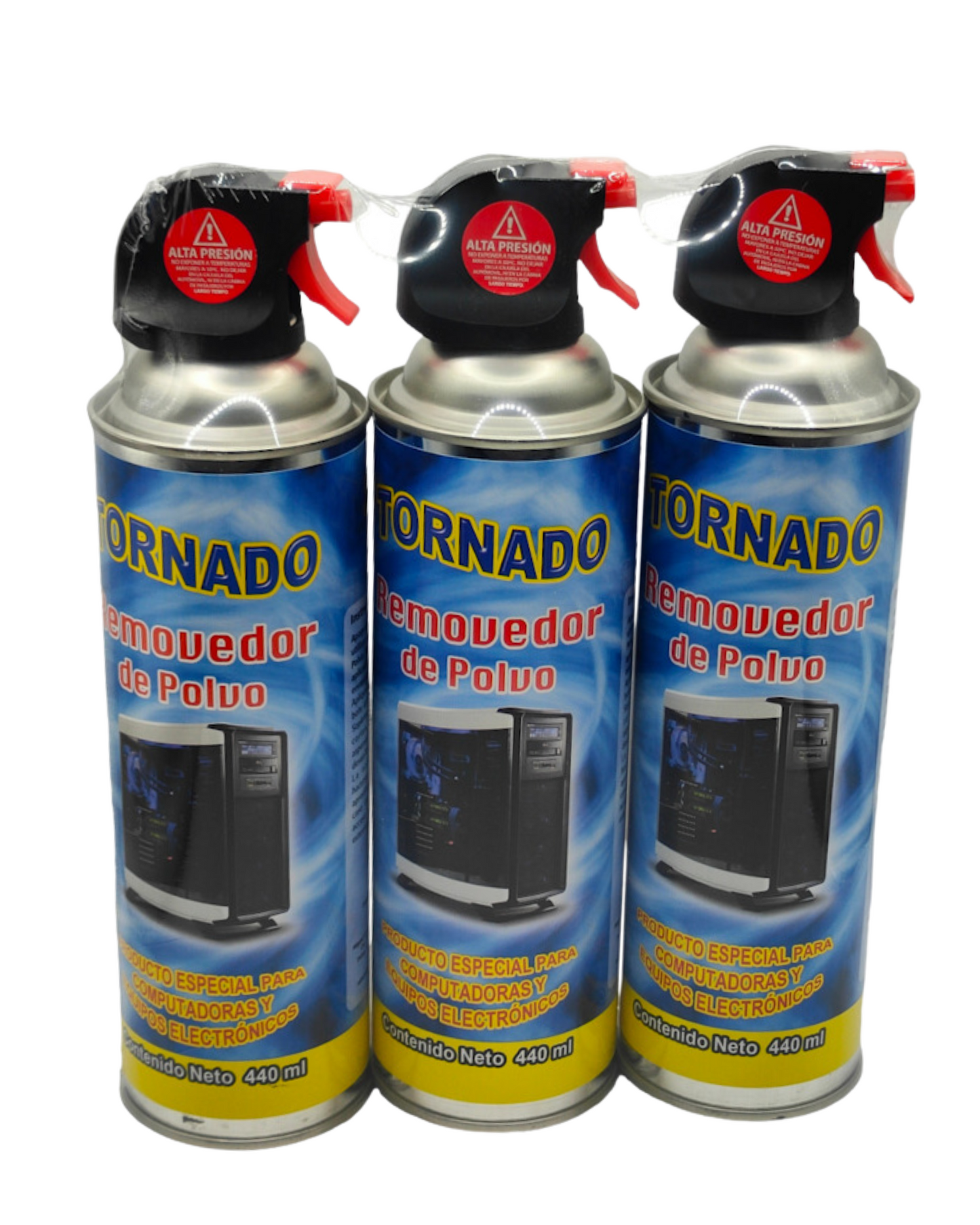 Kit 3 Piezas Aire Comprimido Removedor de Polvo 340g