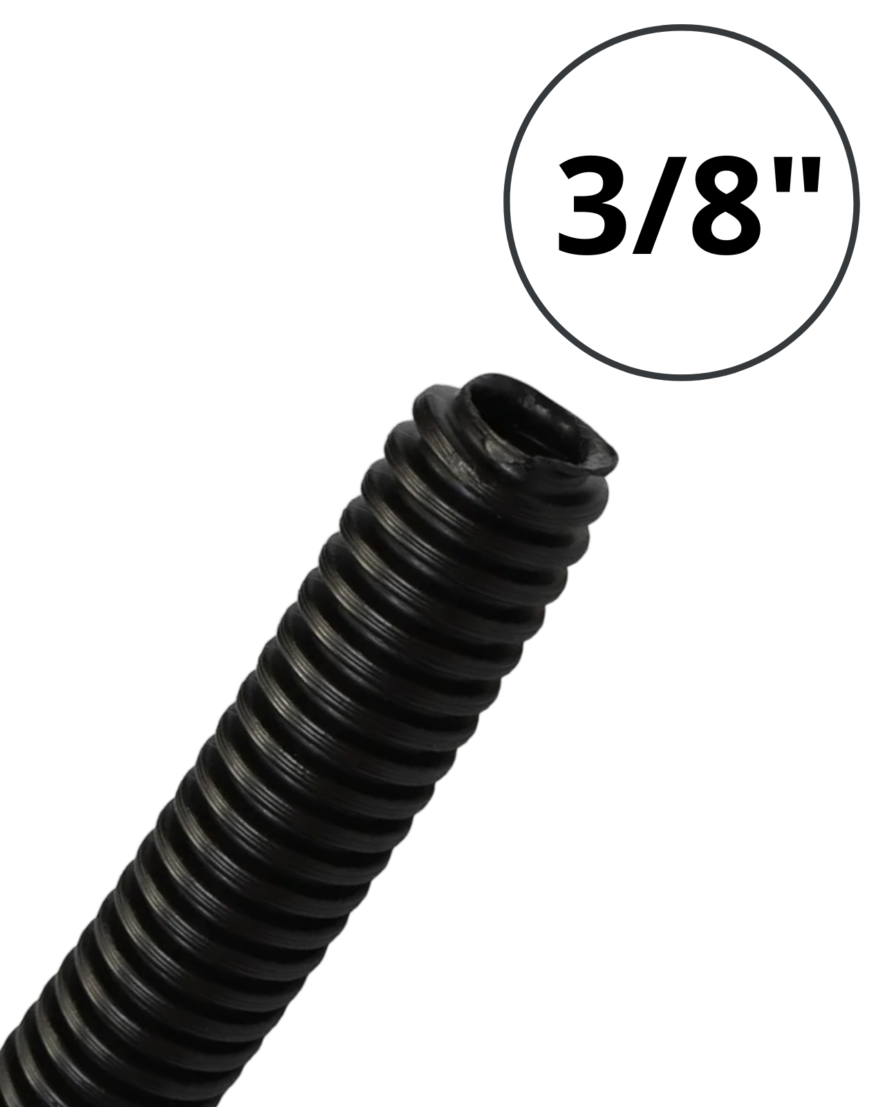 Manguera Poliflex Ranurada 3/8" | Manguera Automotriz Corrugada P38160