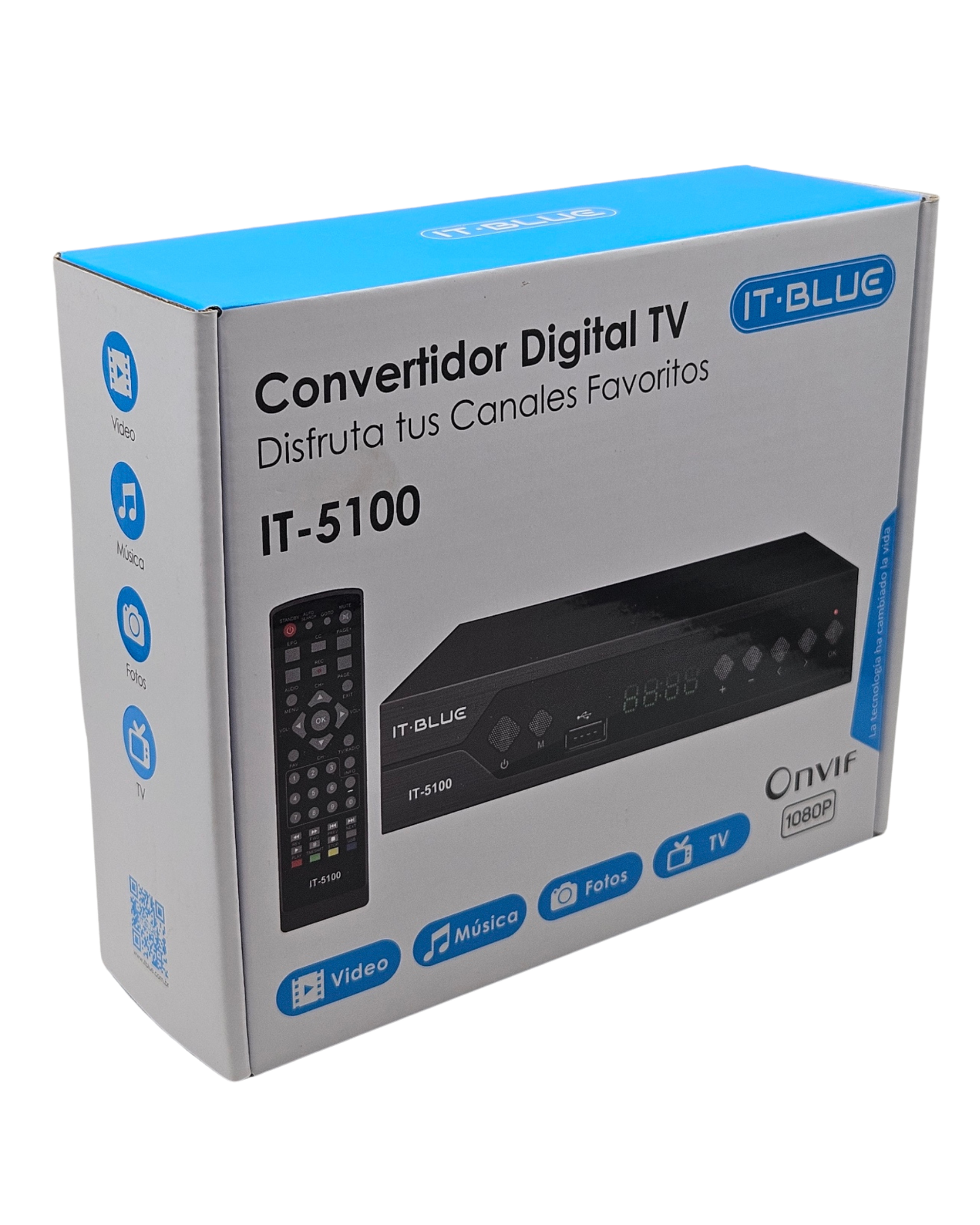 Decodificador TV | Convertidor Televisión Análoga a Digital | IT-5100