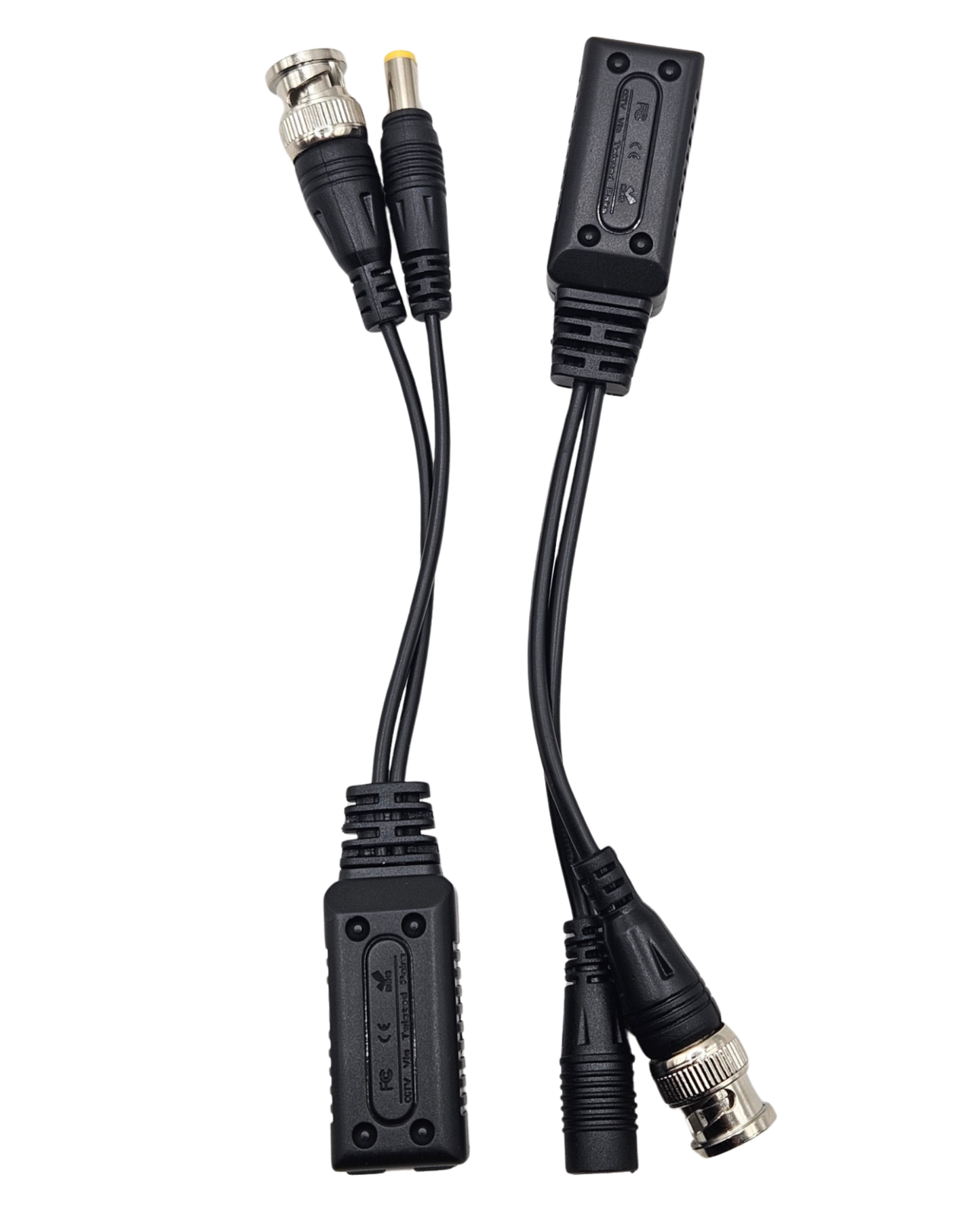 Extensor de Video por Cable UTP RJ45 CCTV CCTV-413 | Par de Video Balum para cámara de seguridad UTP BNC