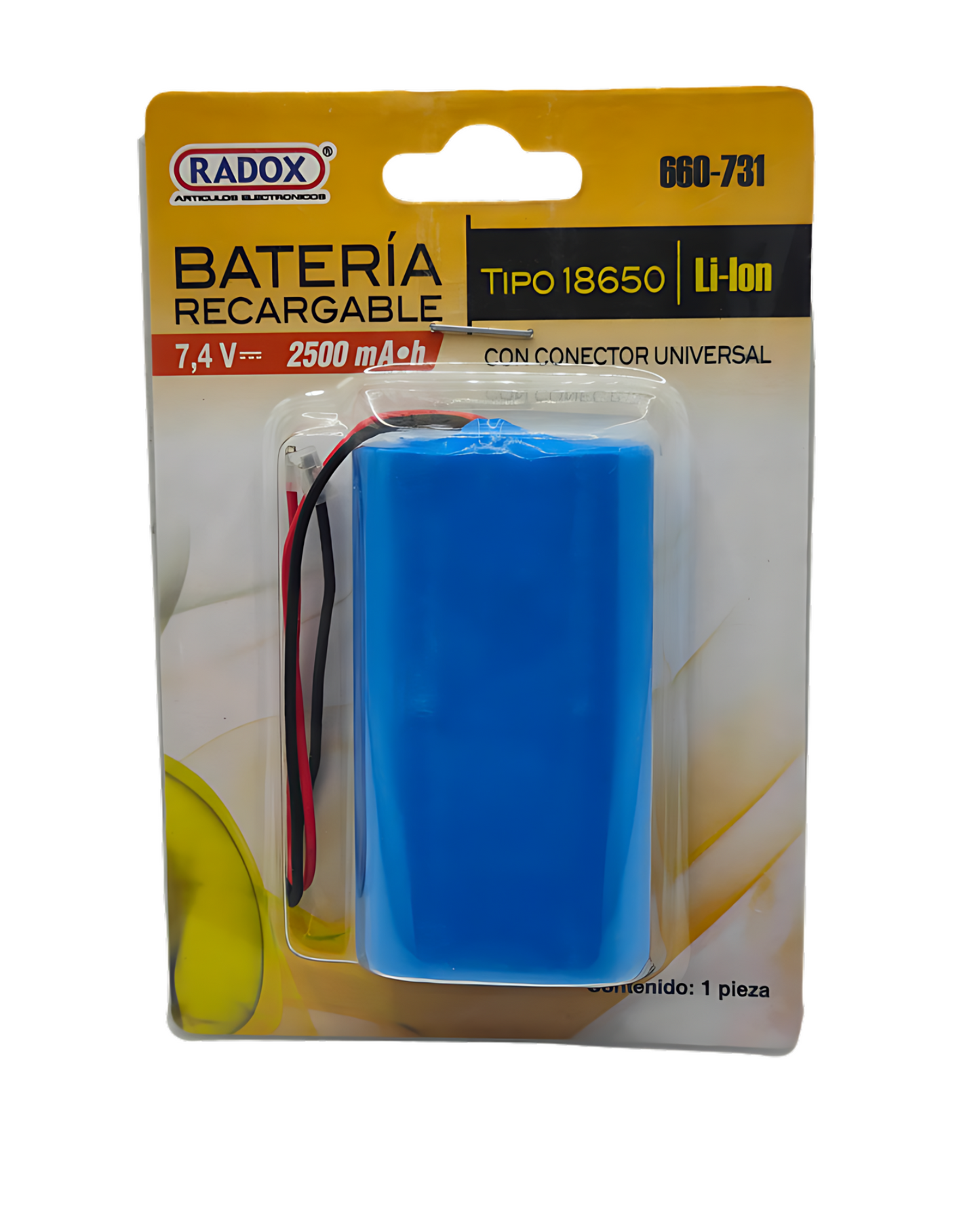 660-731 Pila Recargable Tipo 18650 7.4v