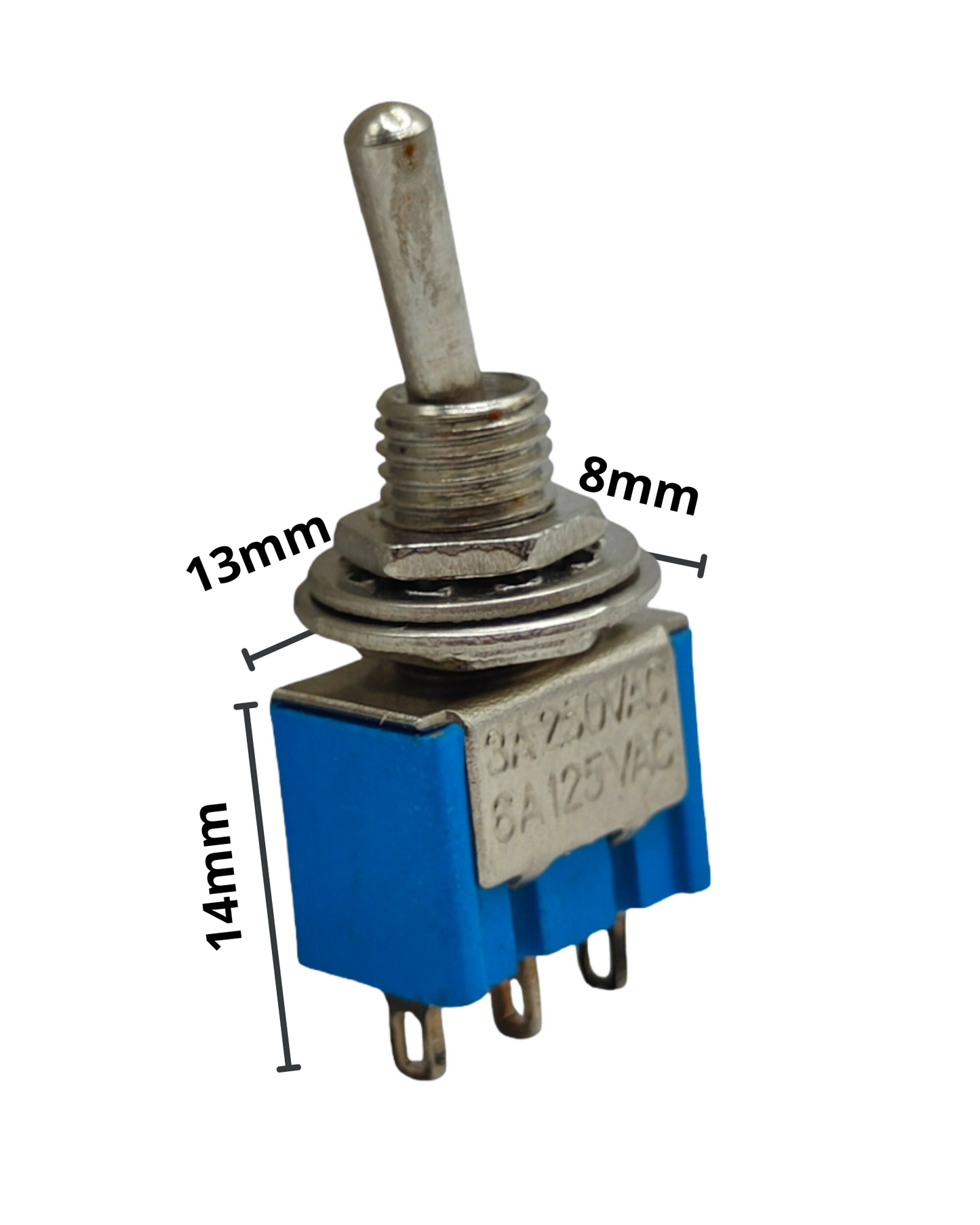 835-257 Switch Cola de Rata 3 Pines 3 Pasos SWI36