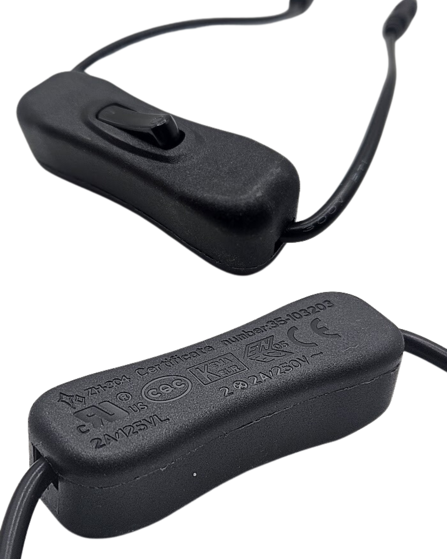Apagador Para Tira LED | Switch Botón en Línea Conector 2.1mm
