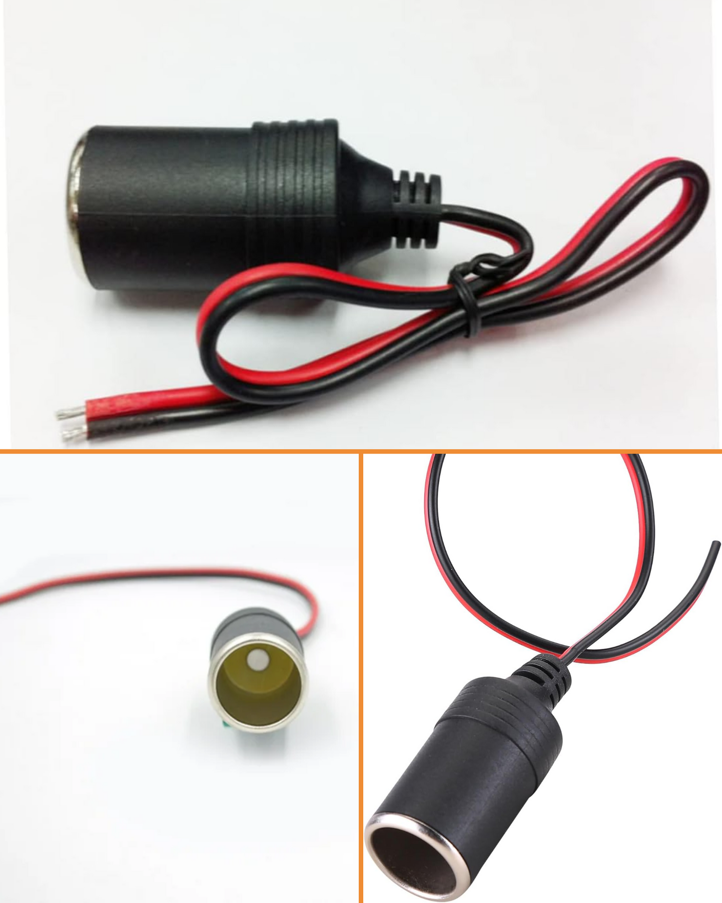 Jack para encendedor de automóvil | Conector de corriente para auto