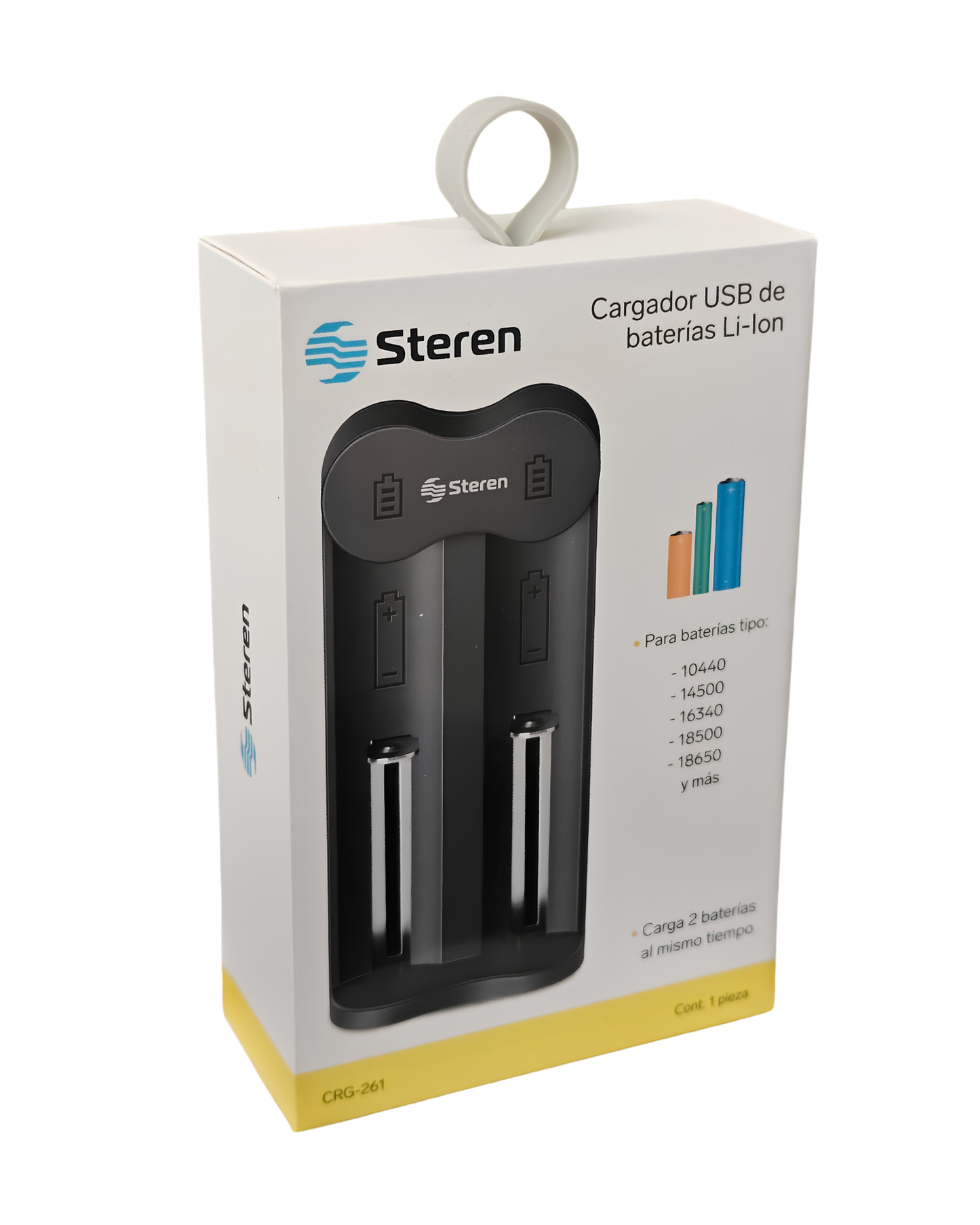 Cargador de 2 Baterías 18650 CRG-261 | Cargador Universal Para Pila 18650 17670 14500 10440
