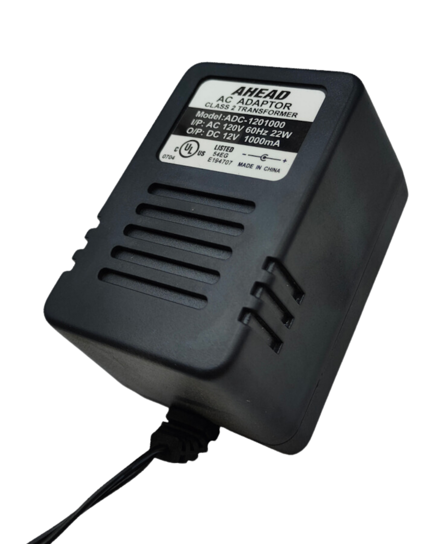 Eliminador 12VDC 1A | Cuerpo de transformador | Proximamente descontinuado