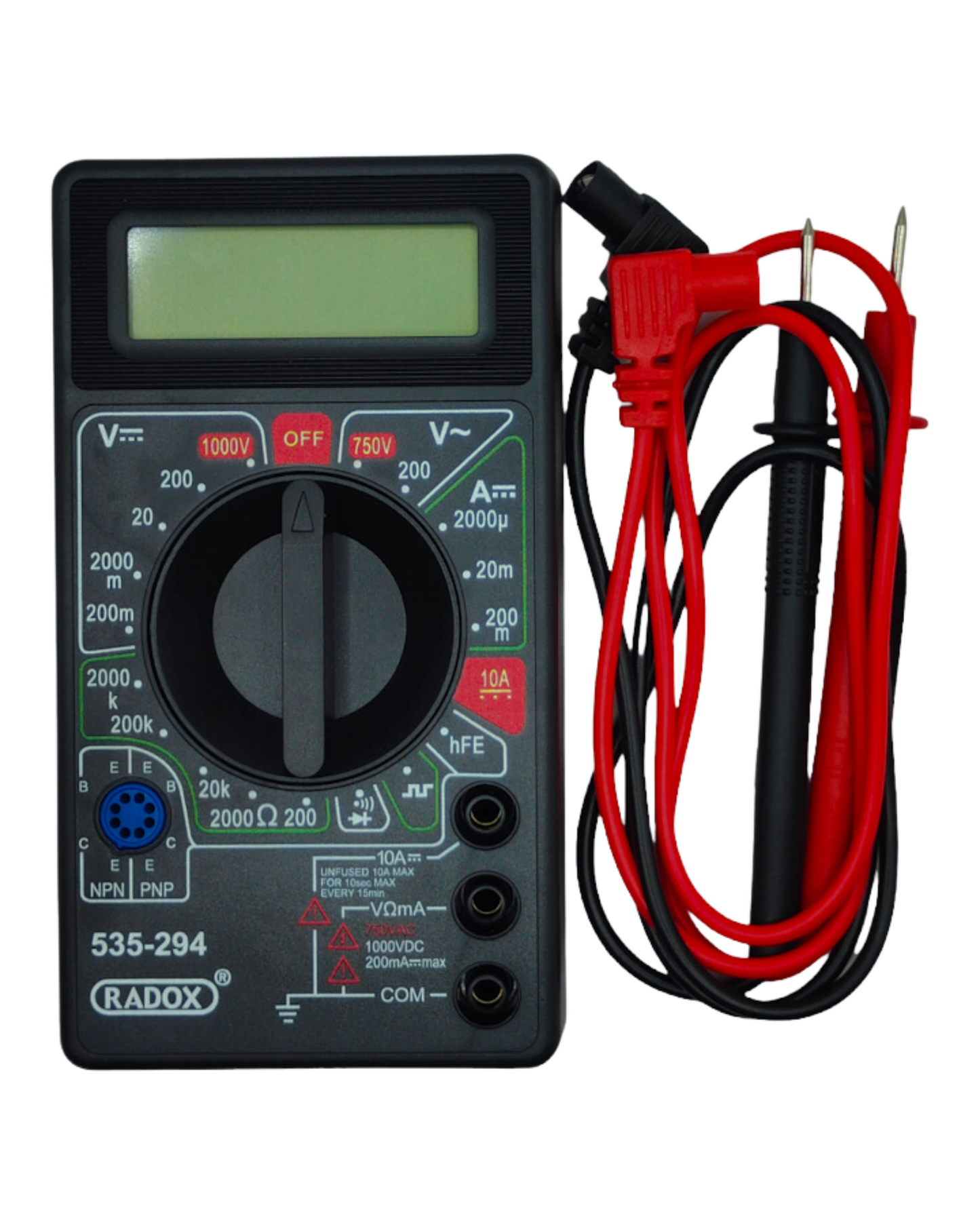 535-294 Multímetro Digital con Zumbador