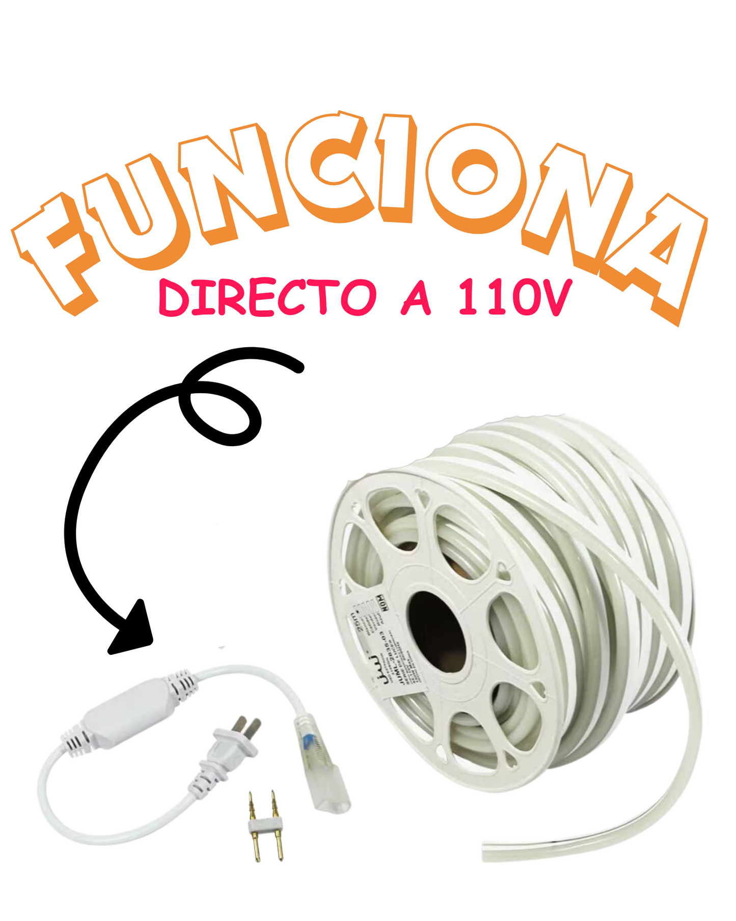 Manguera Neón LED flexible 5050 25 metros | Tira LED Neonflex 110 VAC