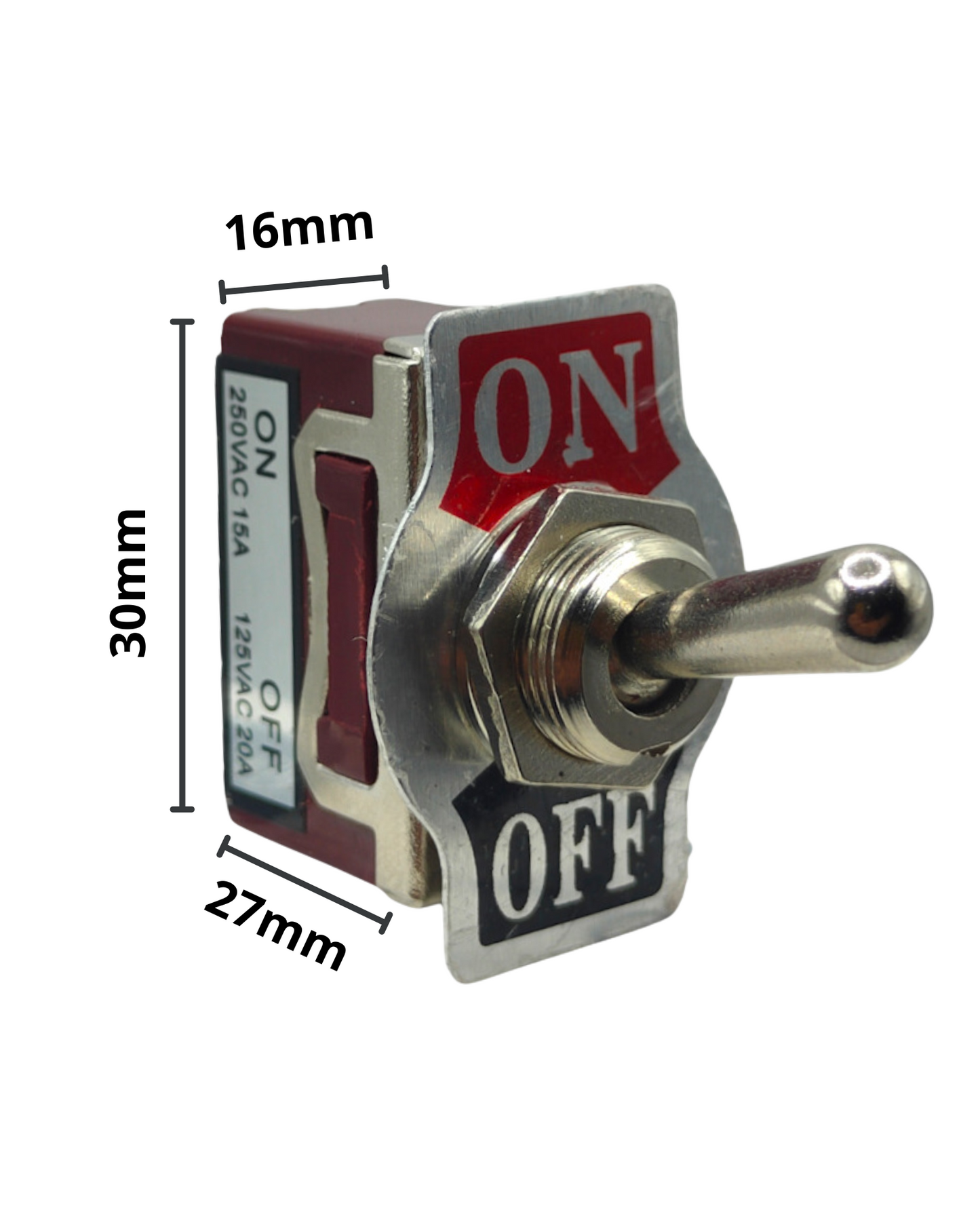 Switch Cola de Rata 2 pines 2 pasos SW-262 SWI38