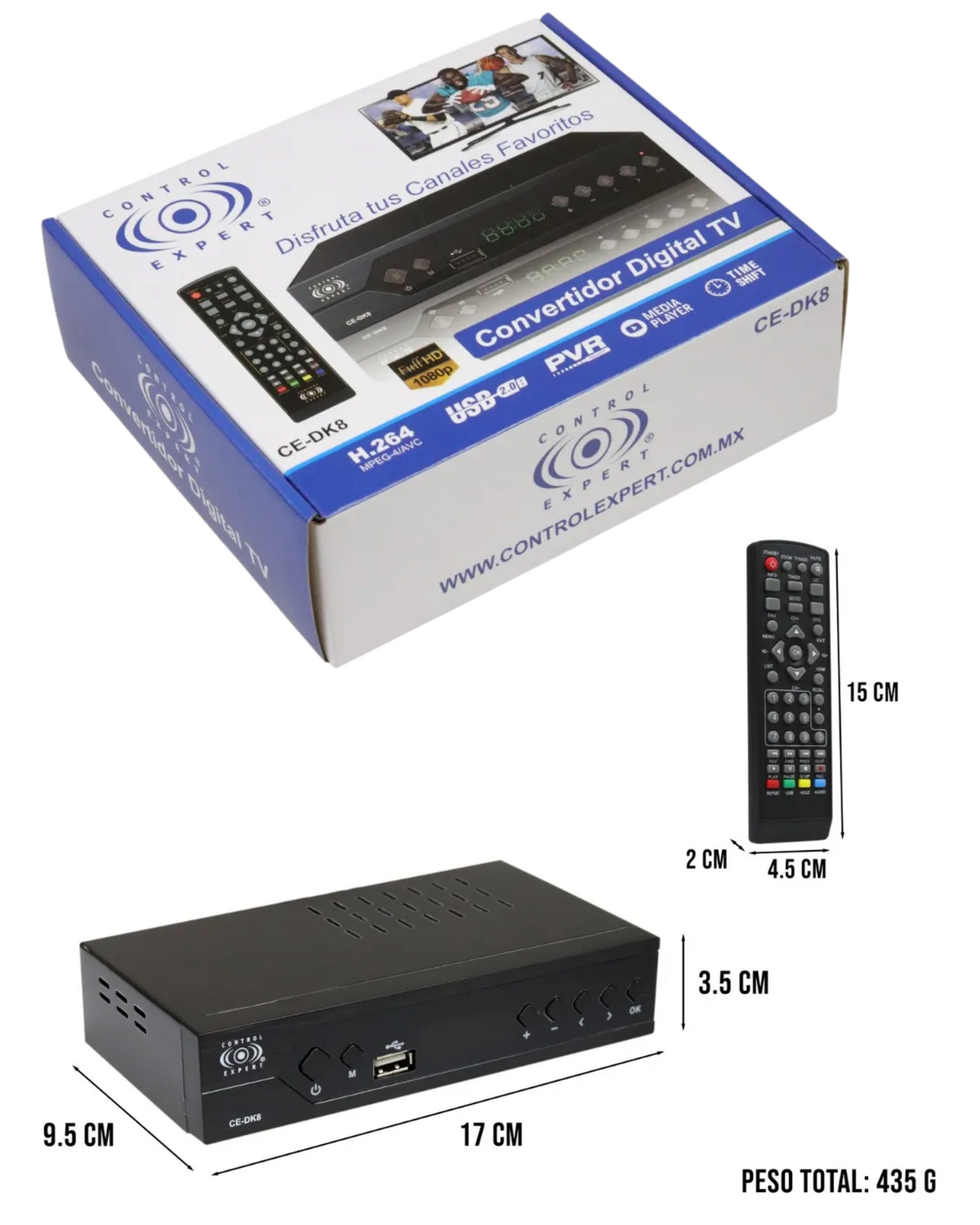 Decodificador TV | Convertidor Televisión Análoga a Digital