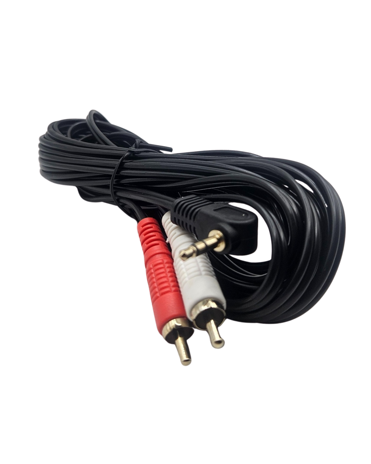 081-128 Cable de Audio Auxiliar 2 Plug RCA a Plug 3.5mm 4.5m | Proximamente descontinuado