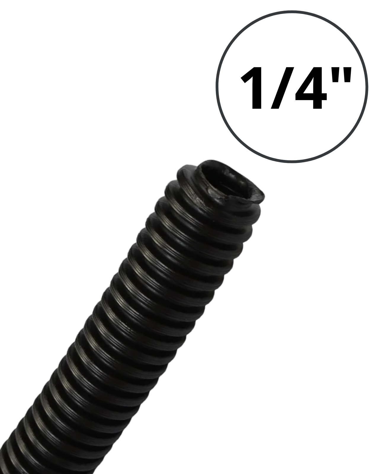 Manguera Poliflex Ranurada 1/4" | Manguera automotriz corrugada P14107