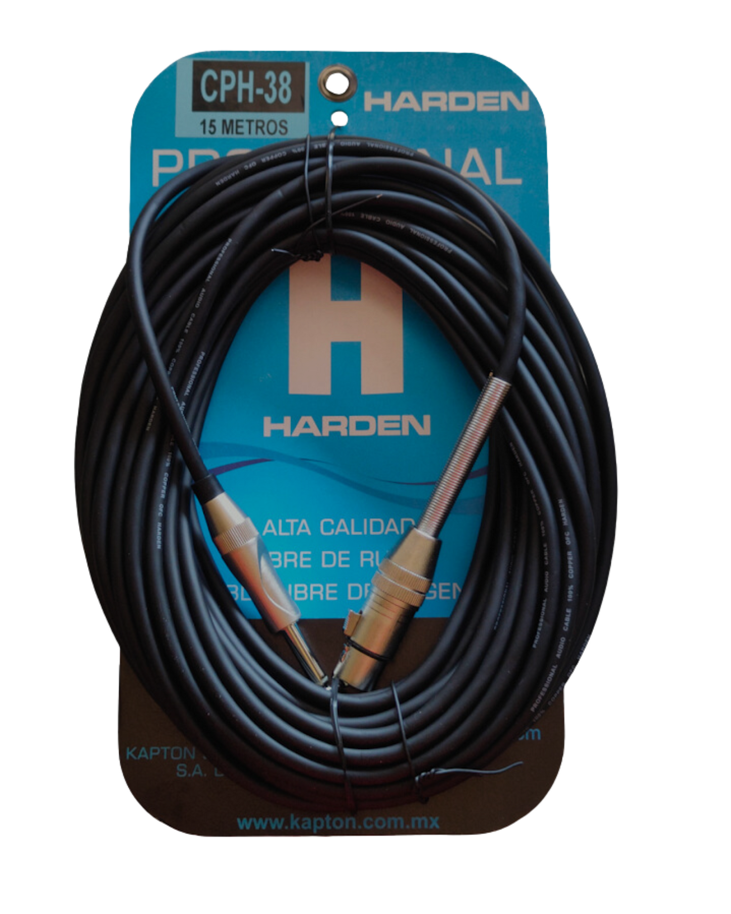 CPH-38 Cable Jack Cannon a Plug 6.3mm 15m | Cable Para Micrófono