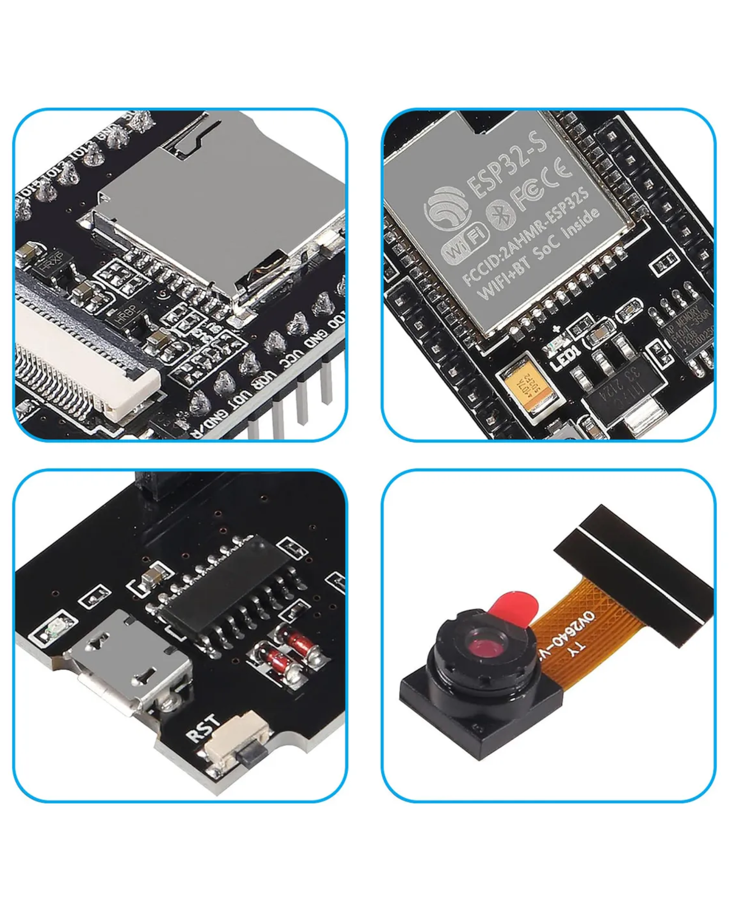 Modulo ESP32-CAM OV2640 CH340 WiFi Bluetooth | Placa ESP32