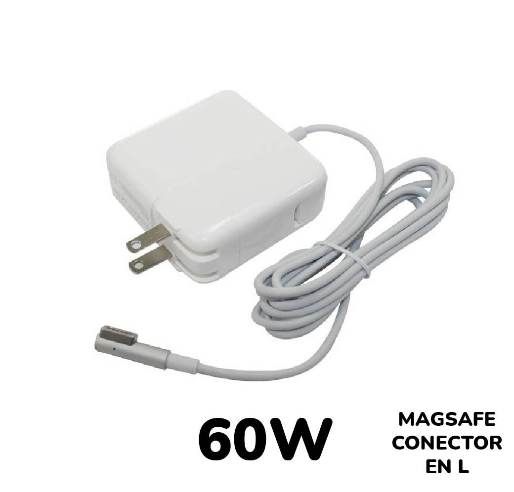 Cargador Tipo MacBook 60w Magsafe 1 Conector en L | Proximamente descontinuado