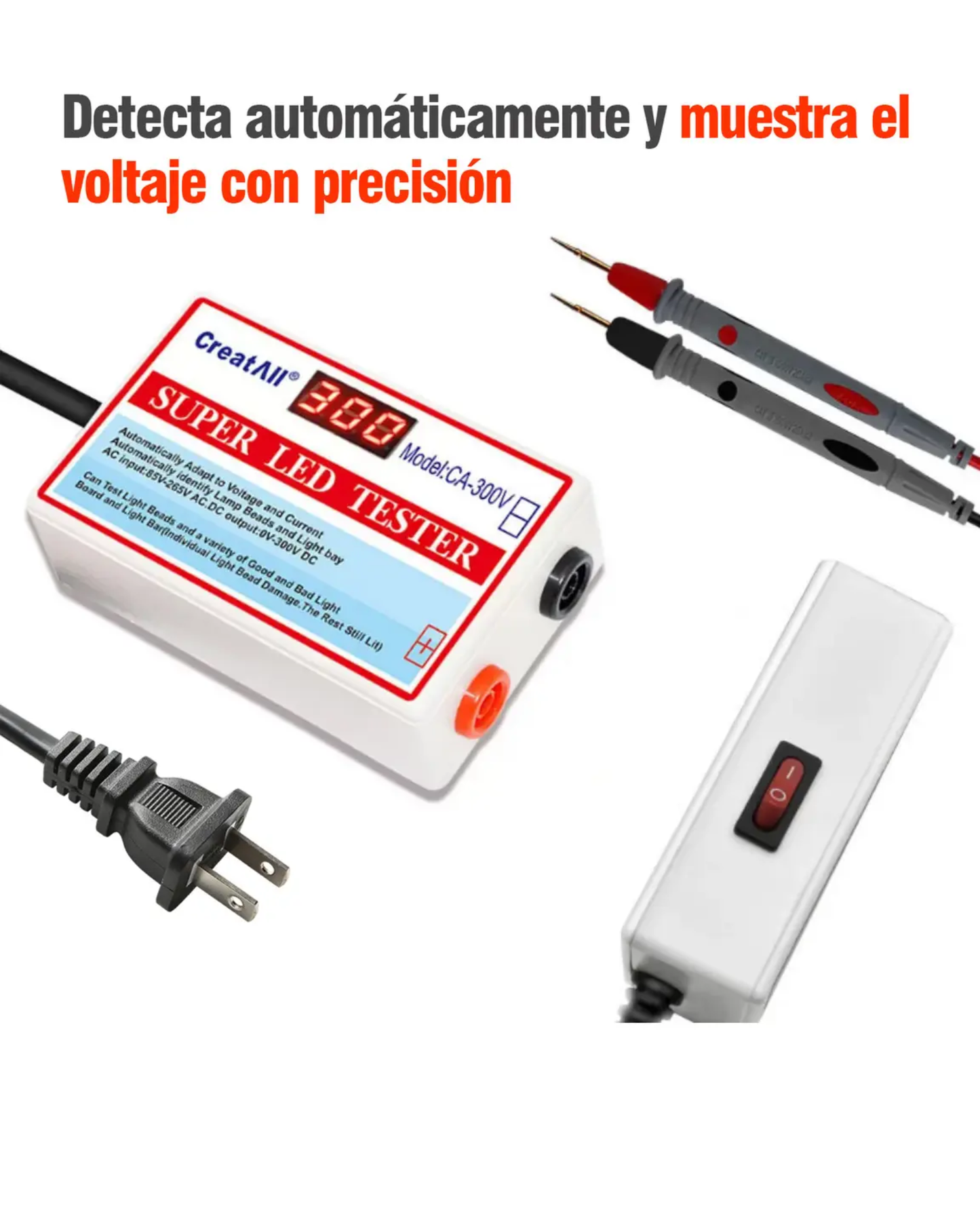Probador universal de LED | Tester de voltaje para tiras LED de TV