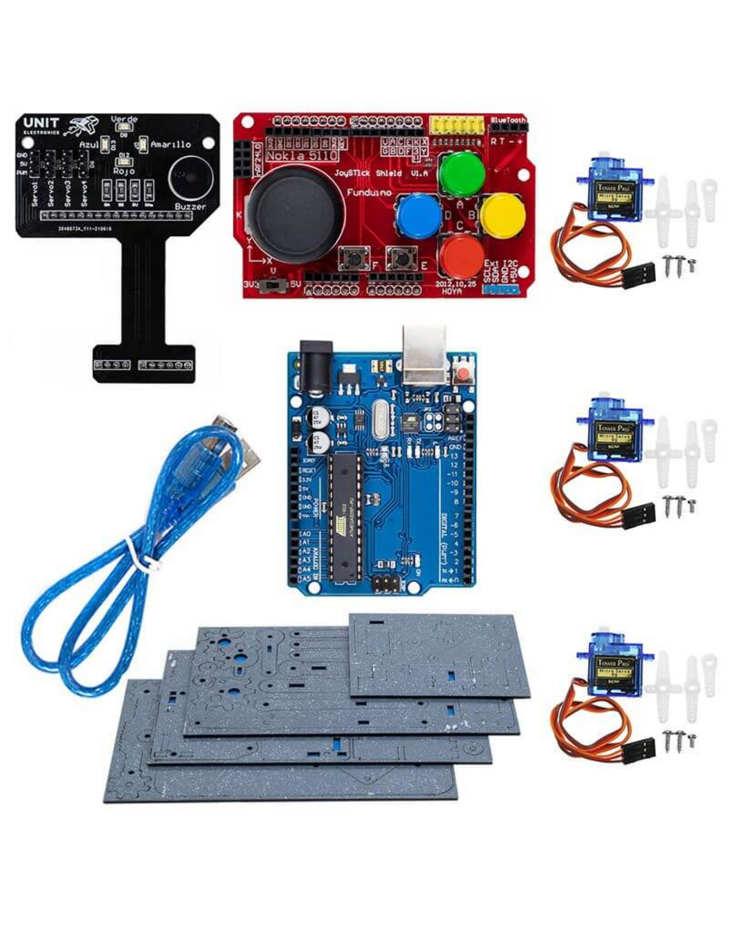 Kit de Brazo Robótico con Placa de Control Unit Maker Block
