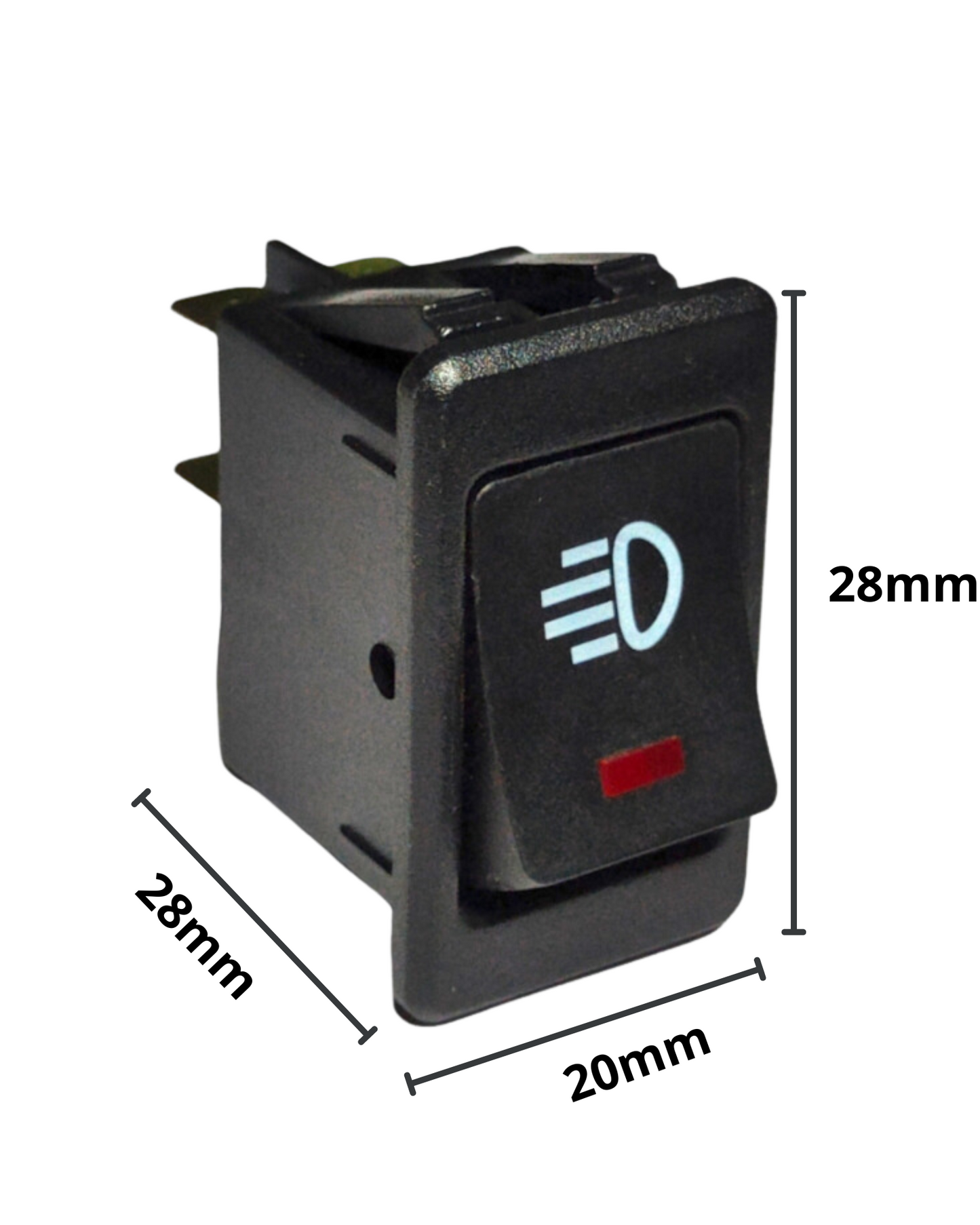 835-110 Switch de Balancín Para Luces Auxiliares 4 Pines SWI01