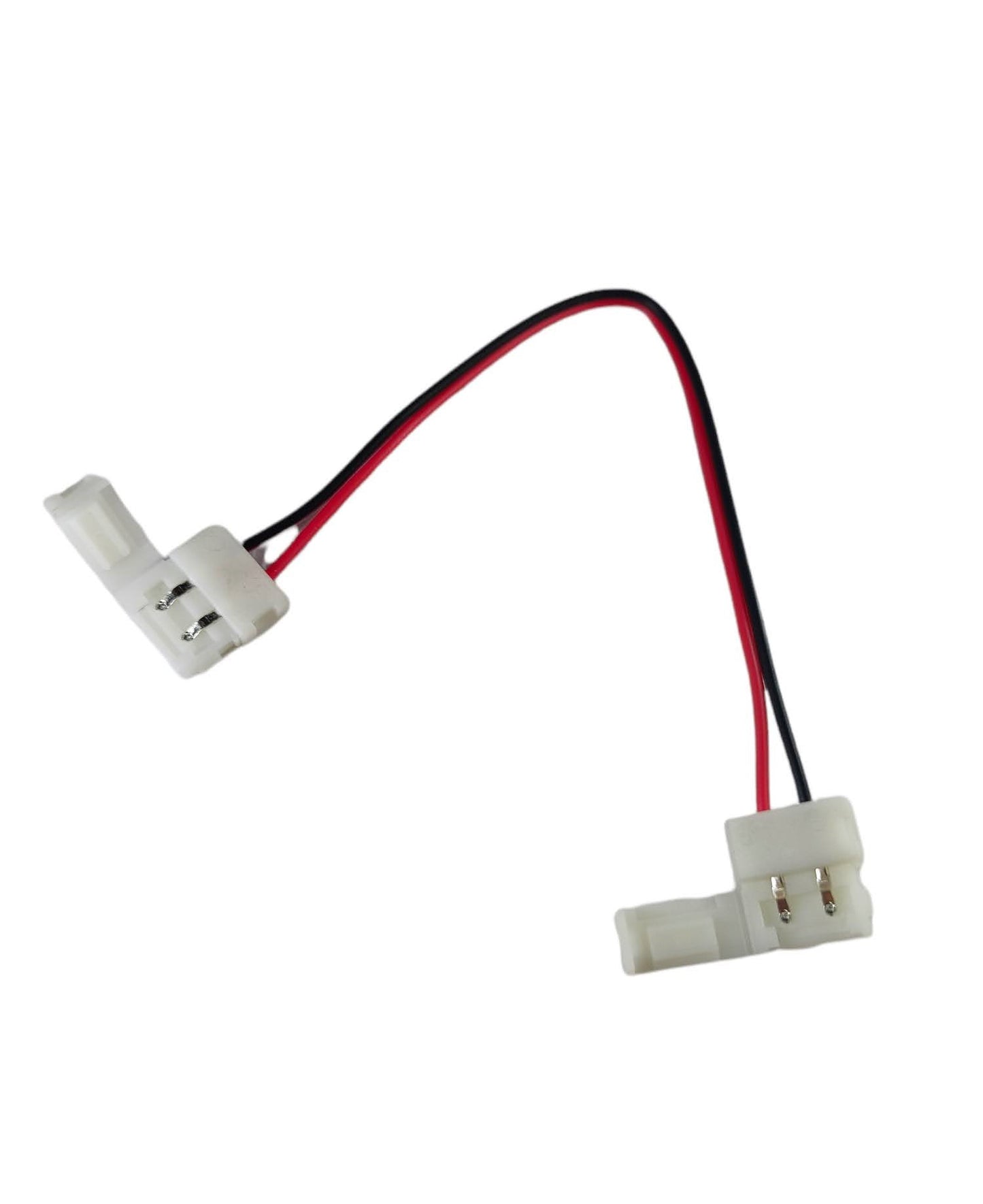 Conector con cable para tira LED 5050 | Cople con cable y grapa para tira LED