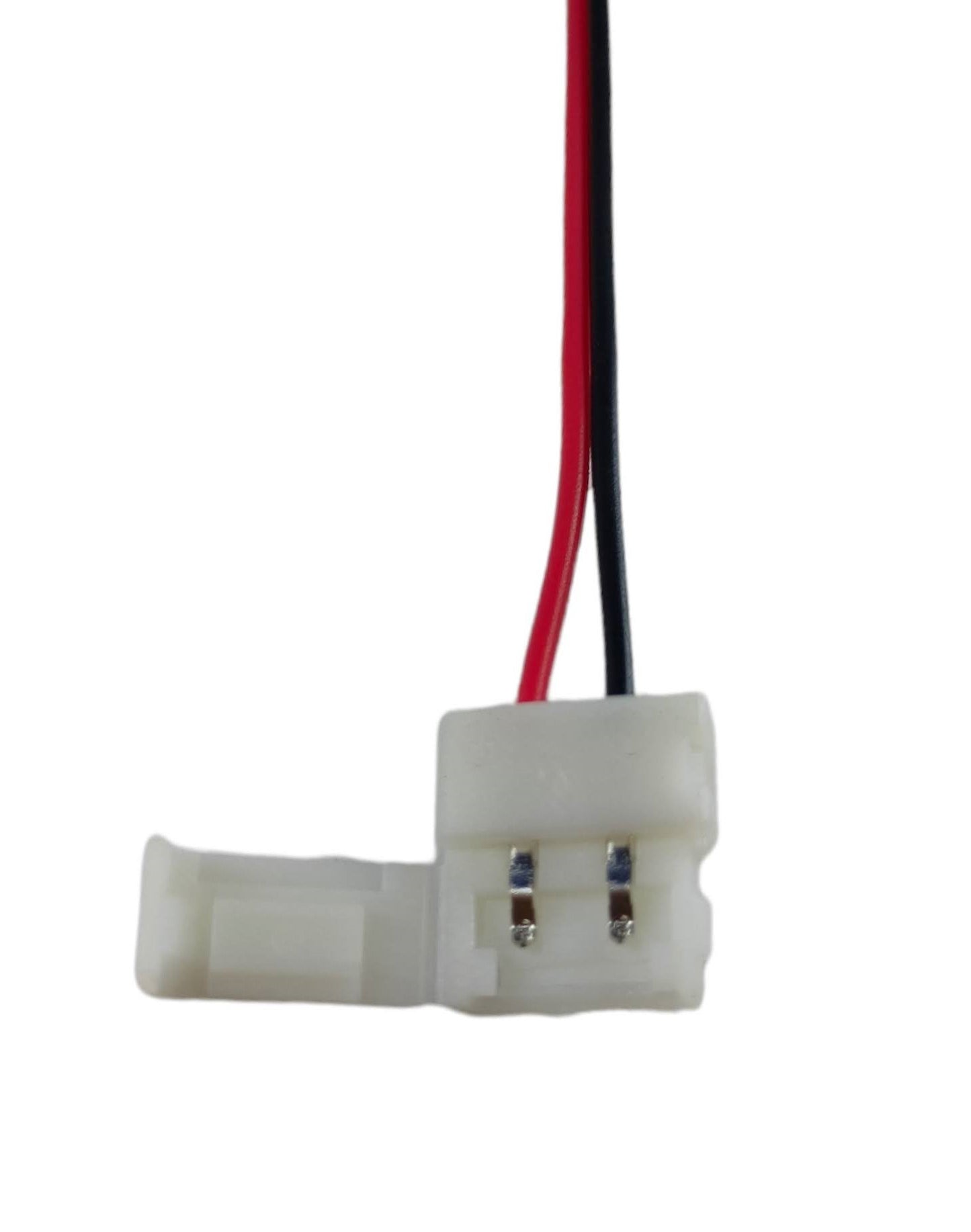Conector con cable para tira LED 5050 | Cople con cable y grapa para tira LED