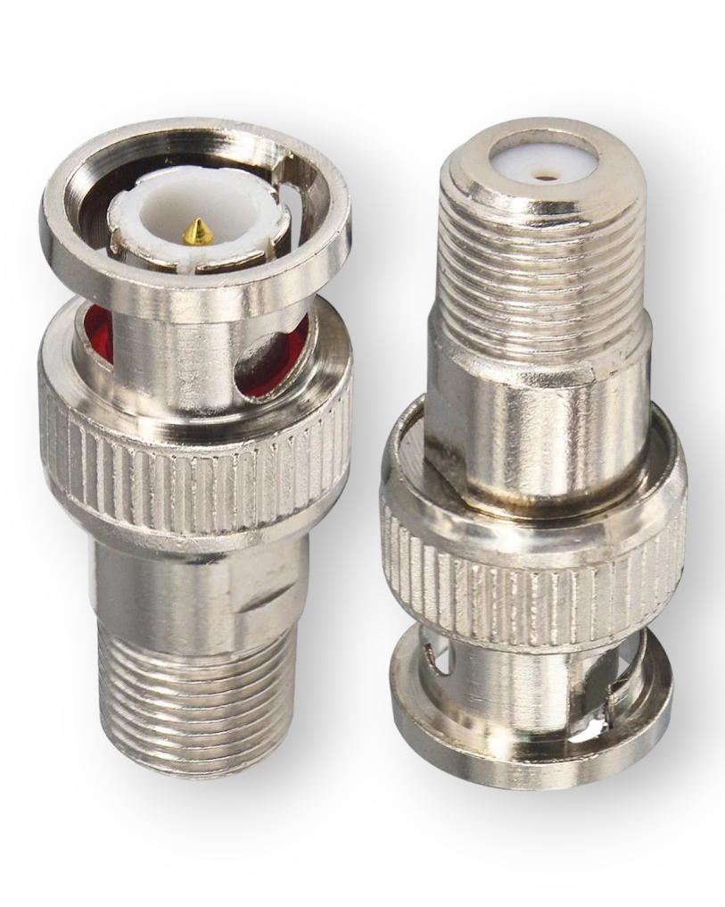 Adaptador de Plug BNC a Jack RG6 Coaxial CN-322