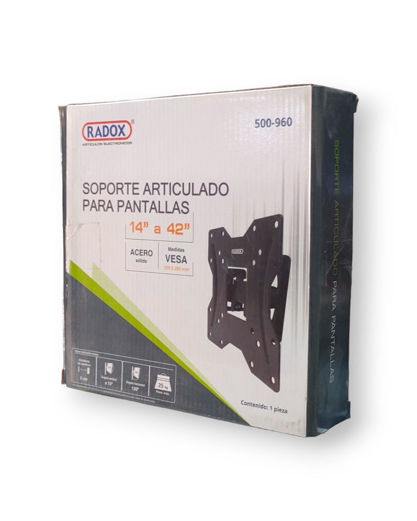 500-960 Soporte fijo Para Pantalla 14" a 42" Pulgadas