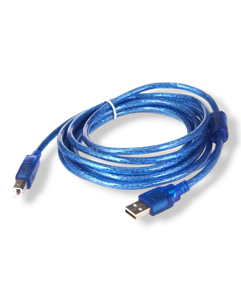 Cable USB para Impresora | Cable USB A a USB B | Diferentes Medidas