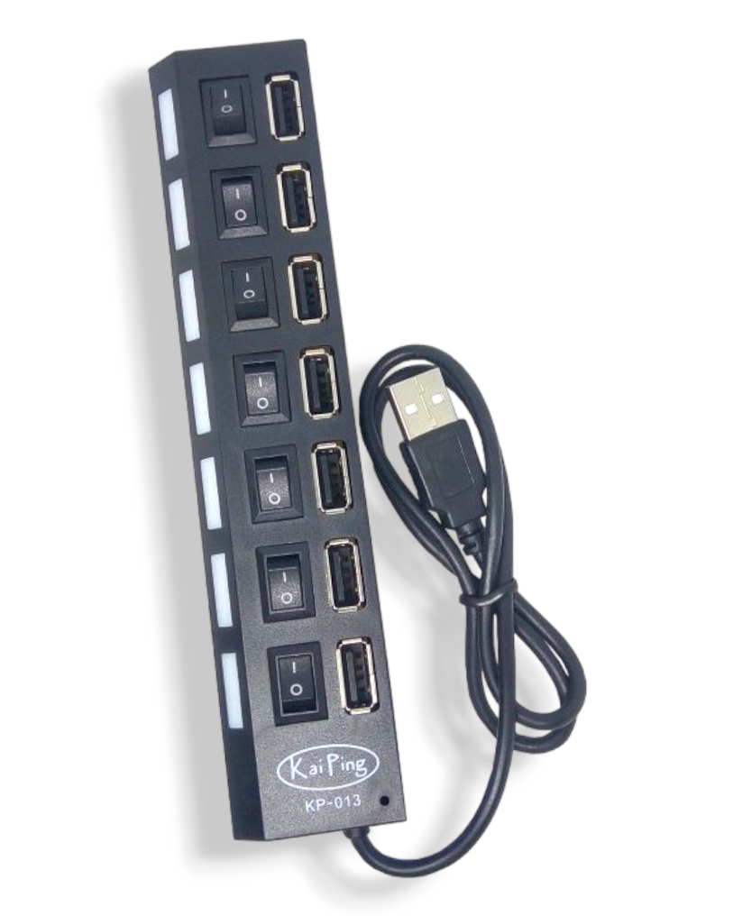 HUB multipuerto USB de 7 Puertos KP-013