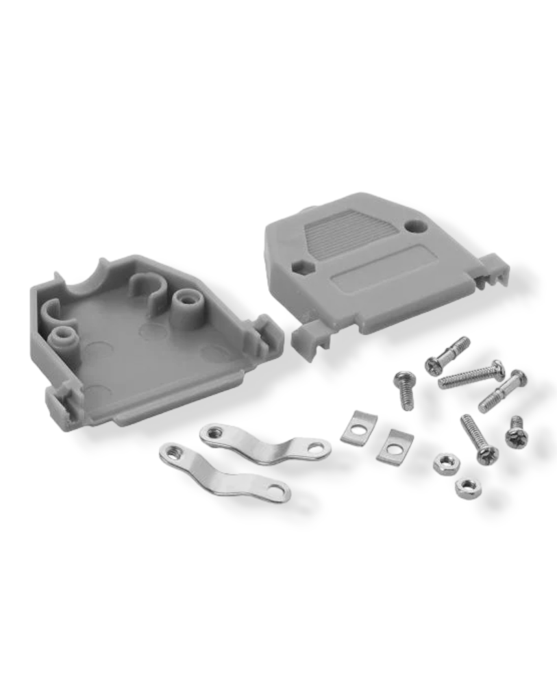 Carcasa de plástico para conector DB25 | Concha de plastico