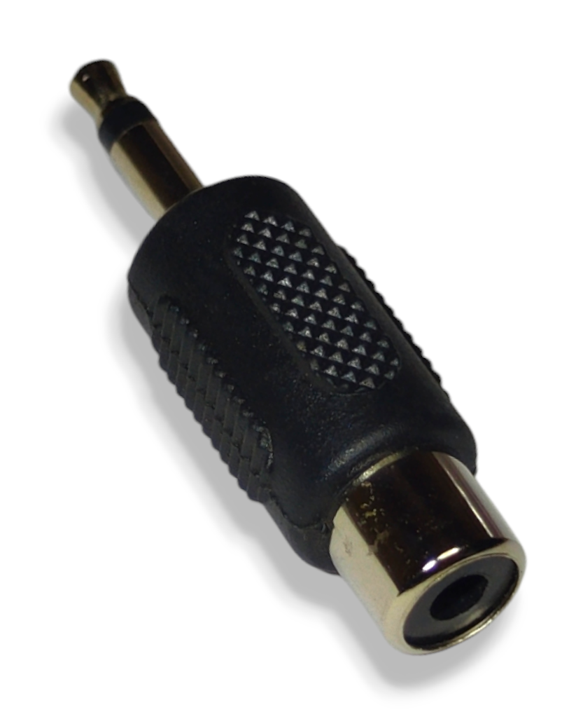 Adaptador Jack RCA a Plug 3.5mm Monoaural AD-139 PLU054 | Proximamente descontinuado