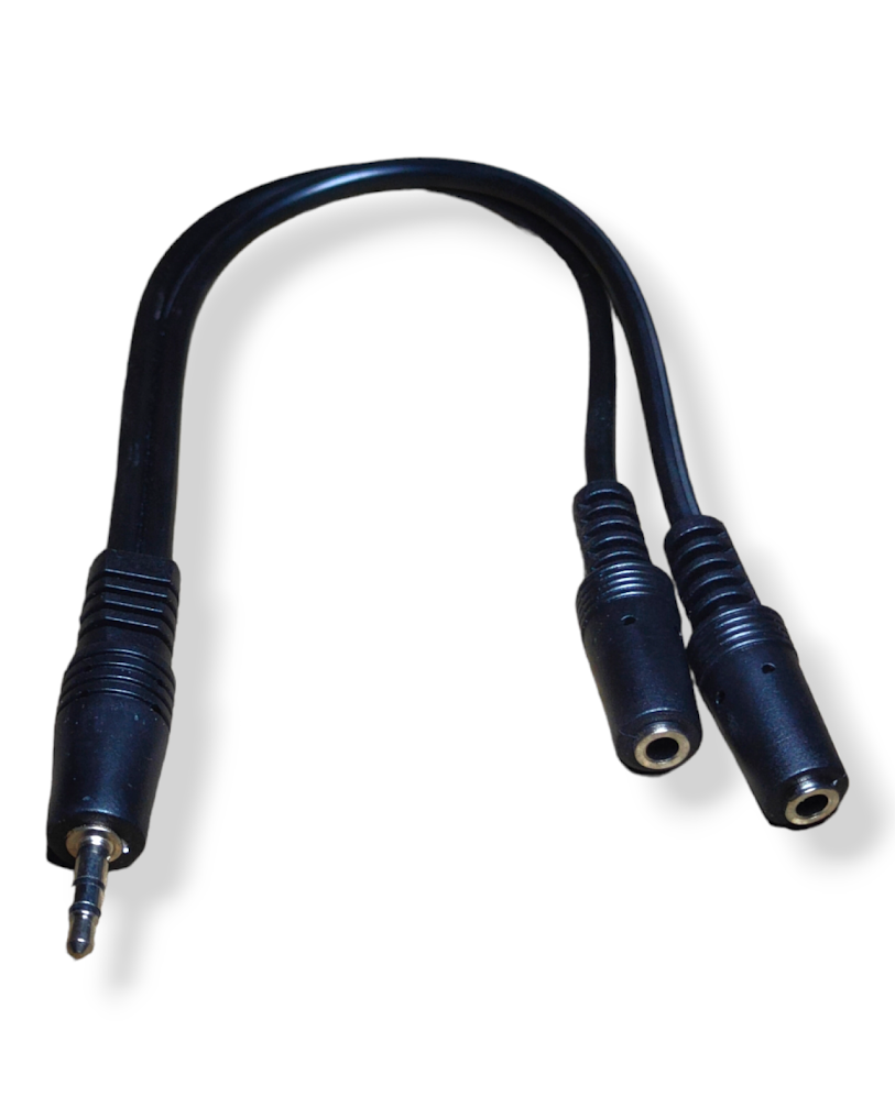 080-857 Cable Y griega Plug 3.5mm a 2 Jack 3.5mm