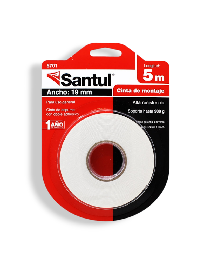 Cinta Adhesiva Doble Cara Santul 5m 5701