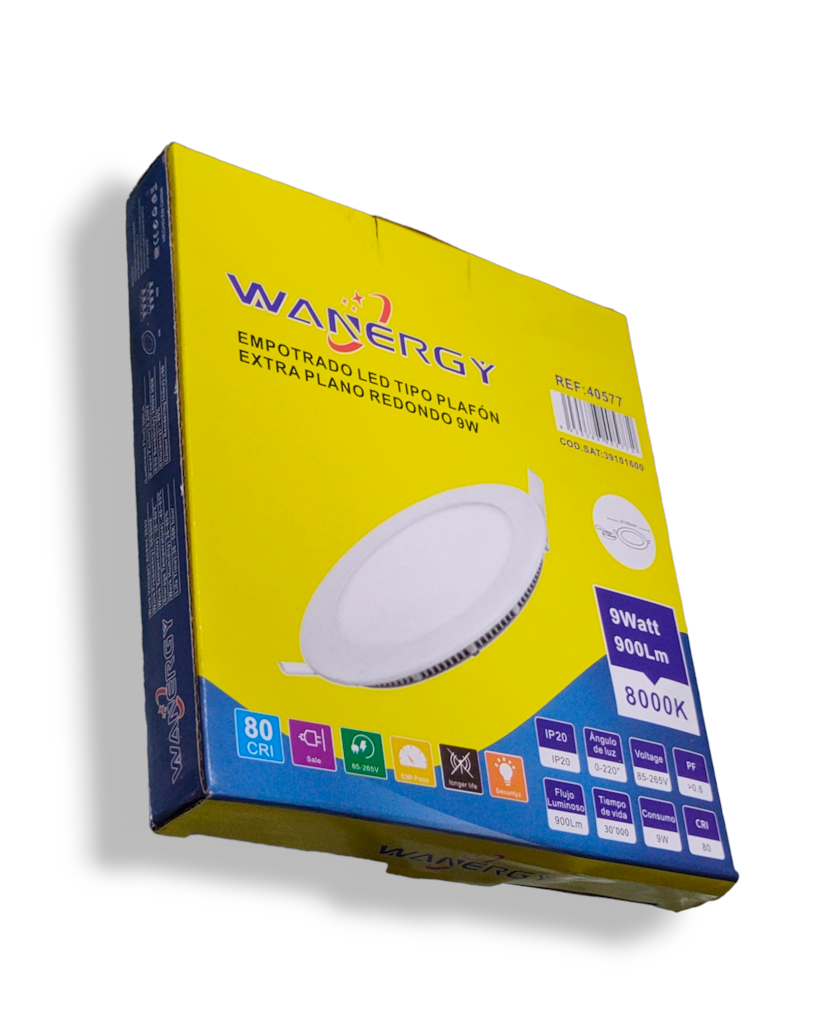 Foco LED de Plafón 9W 40577 | Foco LED empotrable