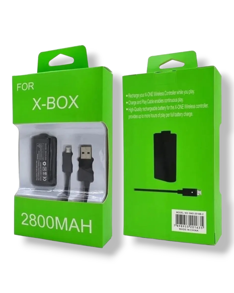 Kit Carga y Juega Compatible Para Xbox ONE V8 | Proximamente descontinuado