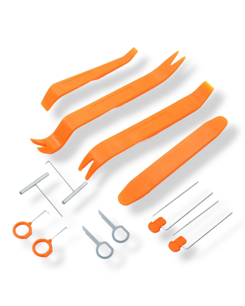 Kit Herramientas Automotriz Bota Grapas Y Molduras