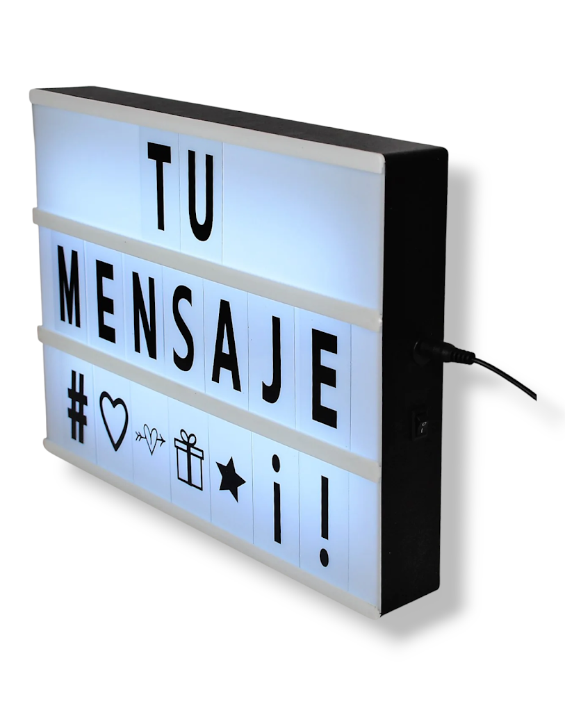 Letrero luminoso LED Personalizable 246-500 | Proximamente descontinuado
