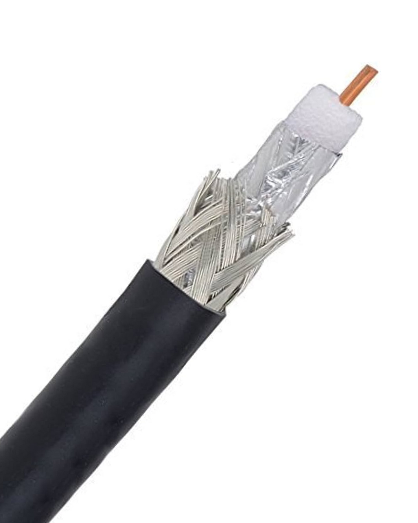 Rollo Cable Coaxial RG6 para Antena de TV | Bobina cable antena coaxial