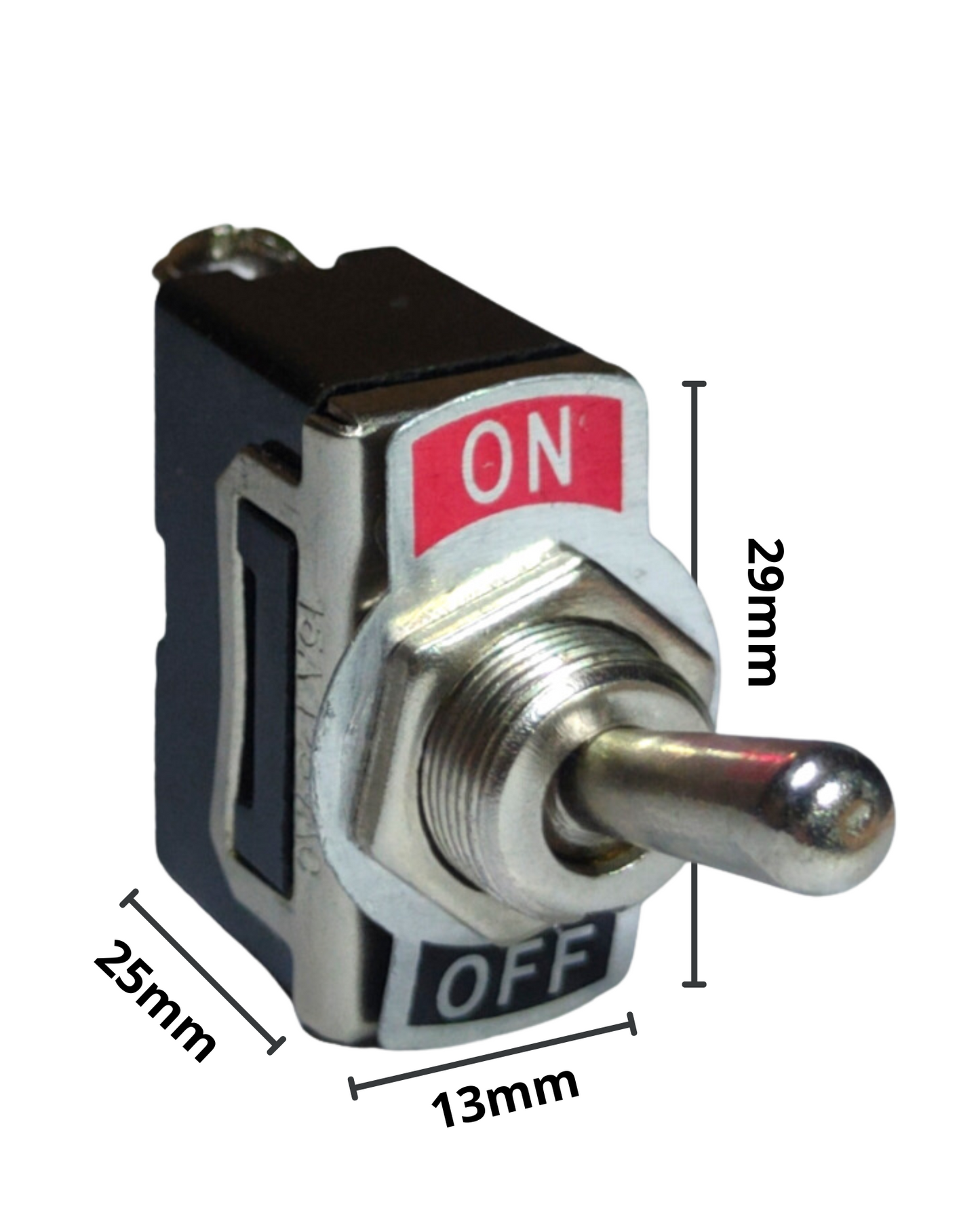 835-243 Switch Cola de Rata 2 Pasos 2 Pines SWI12