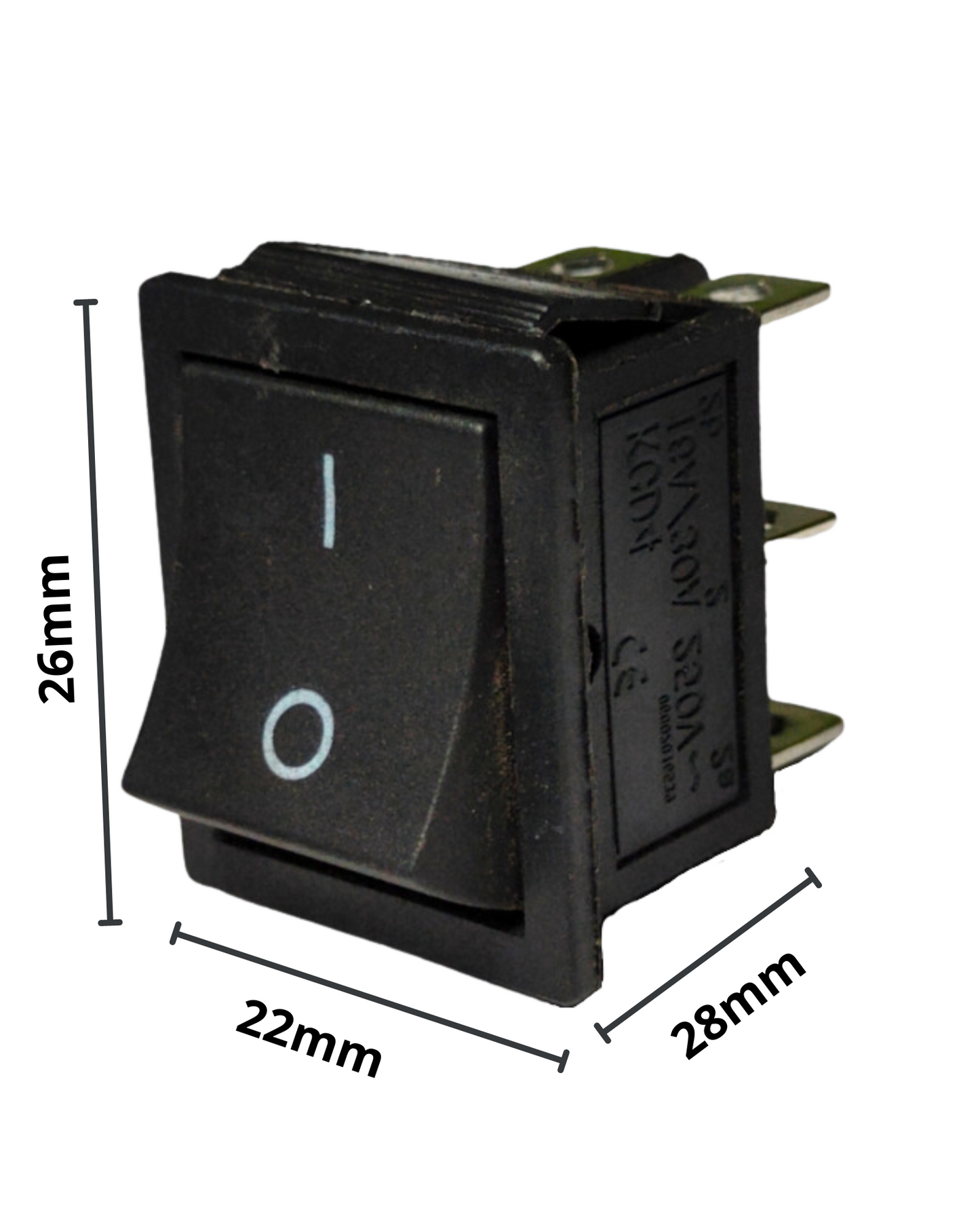 835-080 Switch de Balancín 2 Pasos 6 Pines SWI02