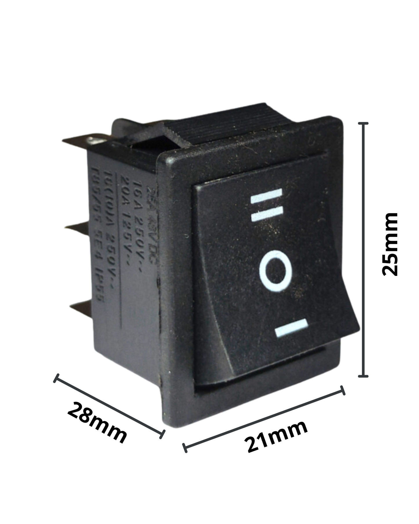 835-165 Switch de Balancín 3 Pasos 6 Pines SWI03