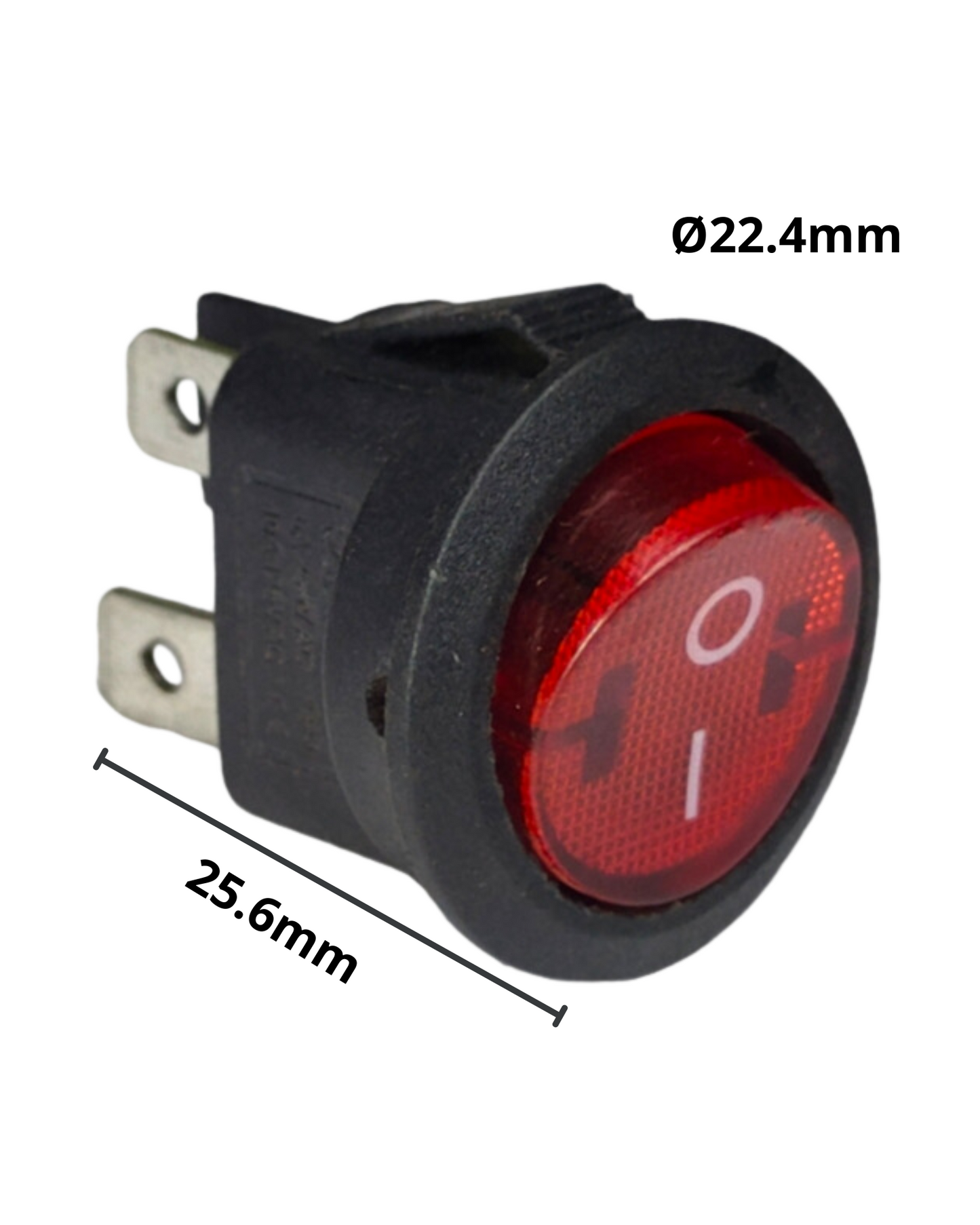 Switch Balancín Redondo con Piloto 2 Pasos 4 pines SWI17 | Proximamente descontinuado