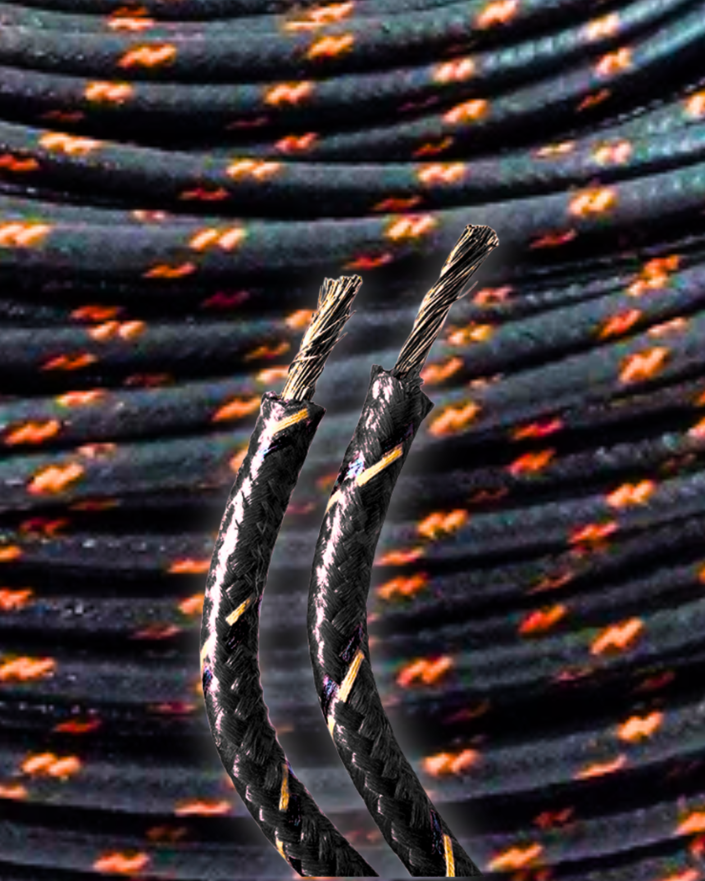 Cable electrico automotriz Laqueado Calibre 16 AWG | Cable electrico forrado en tela | C163LG8