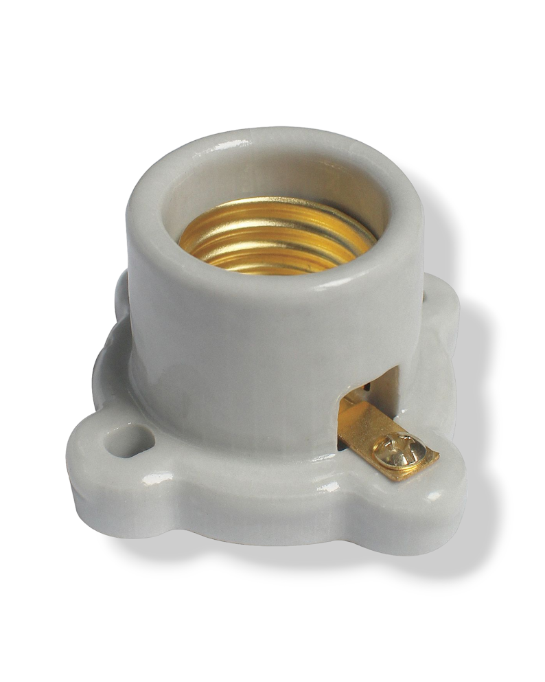 Socket Cerámico Base Cuadrada 2479