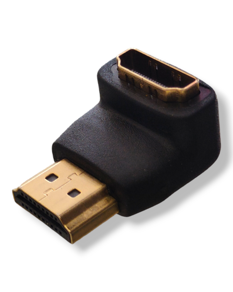 705-205 Cople HDMI Macho-Hembra en Escuadra L