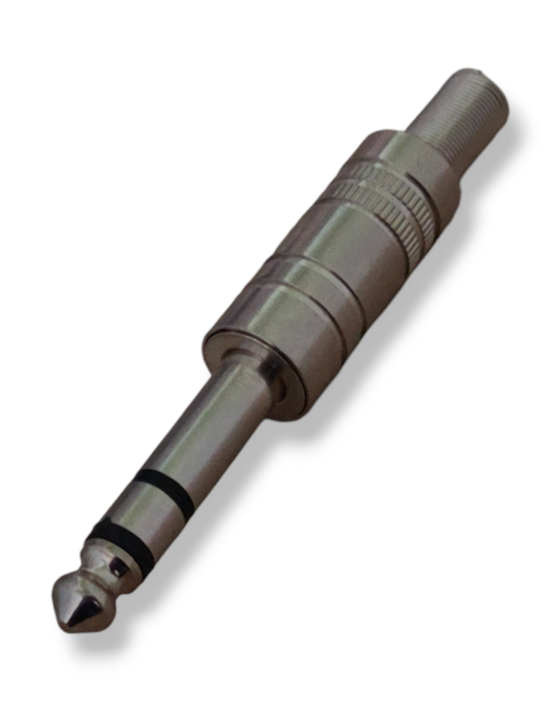 705-905 Plug 6.3mm Estéreo Metálico PLU002