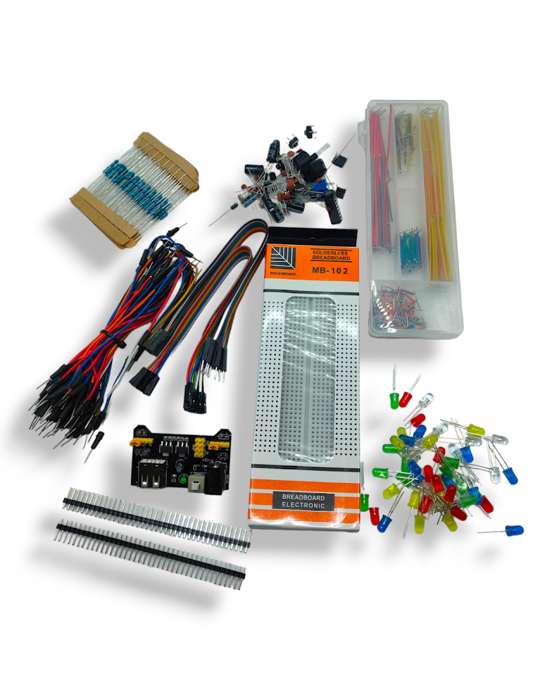 Kit Componentes Electrónicos Para Protoboard y Arduino | Kit protoboard