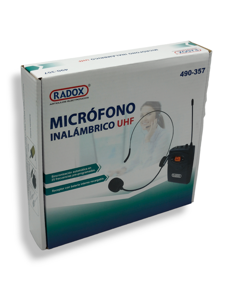 490-357 Micrófono Inalambrico de Diadema | Proximamente descontinuado