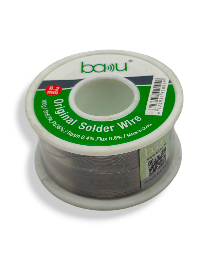 Rollo de Soldadura BAKU 0.2mm 100g | Proximamente descontinuado