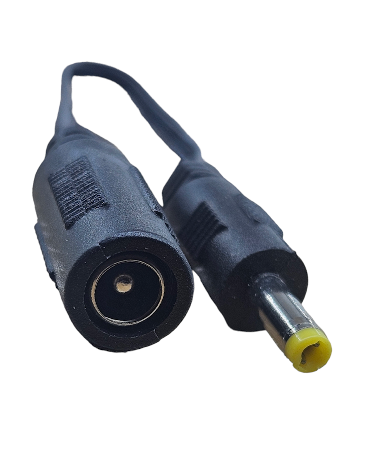 Cable Convertidor Jack 2.1mm a Plug 1.7mm para eliminador y fuente de voltaje