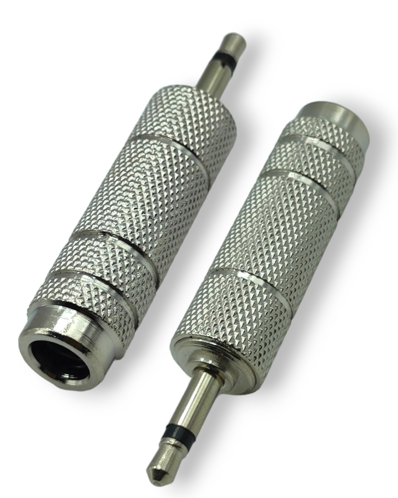Adaptador Jack 6.3mm a Plug 3.5mm Monoaural